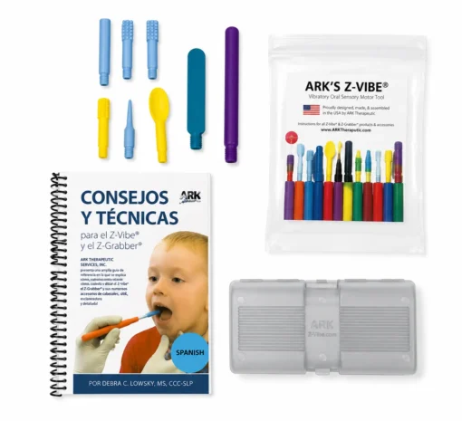 ARK's Z-Vibe ® Set Completo — 7 puntas + estuche + manual + adaptador lollipop