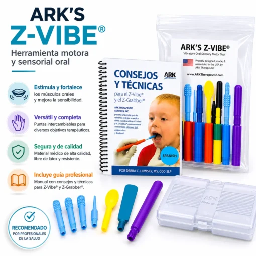 ARK's Z-Vibe ® Set Completo — 7 puntas + estuche + manual + adaptador lollipop