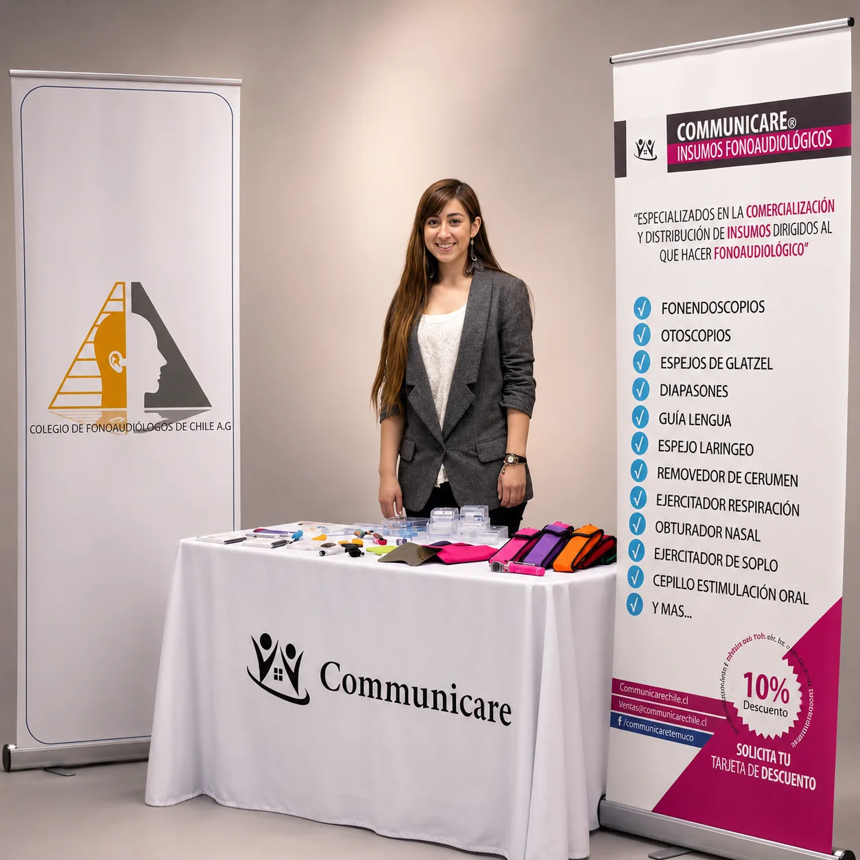 Stand Comunicare en congreso de fonoaudiologia