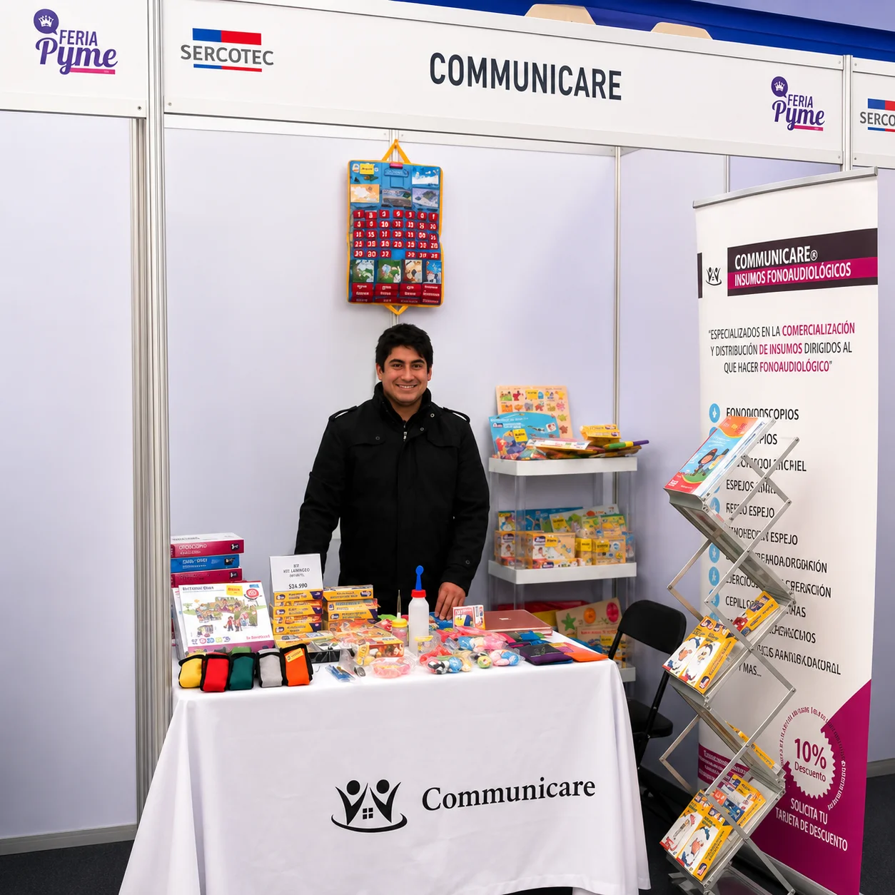Stand de Comunicare en feria fonoaudiologica