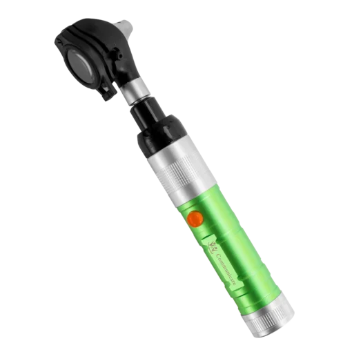 otoscopio-fonoaudiologia-verde Otoscopio Pocket + Diapasón